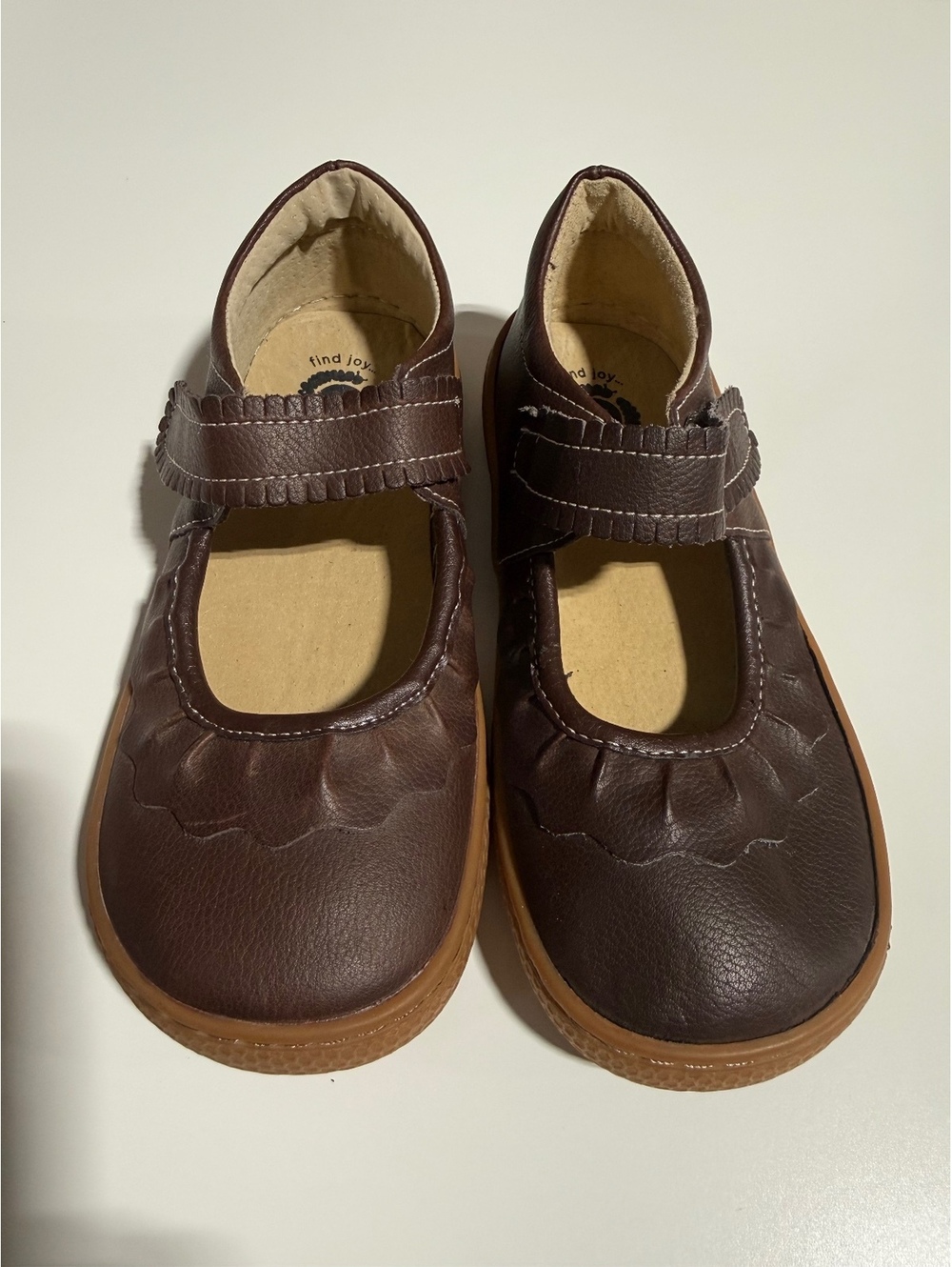 Livie & Luca Brown Mary Jane Toddler Shoes Size 13